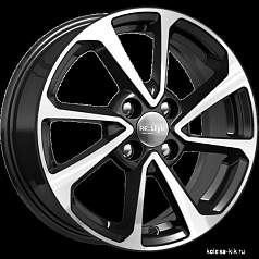 Диск R15 4x100 6J ET50 D60,1 iFree ZV Vesta КС861 алмаз-черный