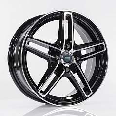 Диск R17 5x114,3 7J ET45 D54,1 Megami MGM-17FF BKF