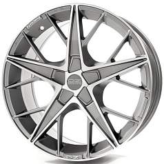 Диск R19 5x112 8,5J ET44 D75 OZ Quaranta 5 Grigio Corsa Diamond Cut