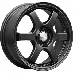 Диск R15 4x100 6J ET48 D54,1 Скад Киото черный бархат