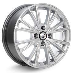 Диск R16 4x100 6J ET41 D60,1 Rapid Меандр-оригинал Silver 