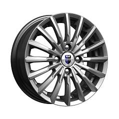 Диск R17 5x112 7J ET38 D66,6 К&К Акцент (КС562) Дарк платинум 