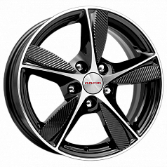 Диск R16 5x114,3 6,5J ET50 67,1 K&K Кинезис-оригинал (КС679) алмаз черный 
