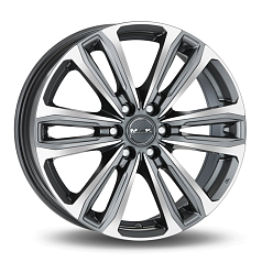 Диск R18 6x139,7 8J ET20 D112 MAK Safari 6 Gunmetal Mirror Face