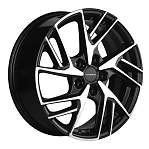 R17 5x112 6,5J ET38 D57,1 Khomen KHW1722 (Tiguan/Koroq) Black-FP