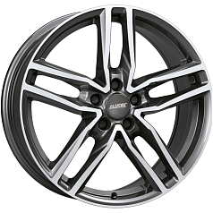 Диск R17 4x100 6,5J ET38 D63,3 Alutec Ikenu Graphite Front Polished MP 