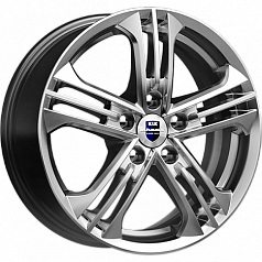 Диск R15 5x108 6J ET44 60,1 K&K Trinity-оригинал (КС615) дарк платинум