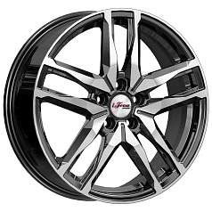 Диск R18 5x114,3 6,5J ET35 D67,1 iFree Бомбей (КС1075) Блэк Джек