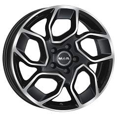 Диск R16 5x120 6,5J ET50 D65,1 MAK Express Black Mirror