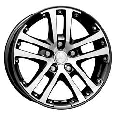 Диск R17 5x108 7J ET55 D63,35 K&K Центурион-оригинал алмаз черный (КС423)