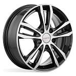 R16 5x114,3 6J ET43 D67,1 Rapid Samara (КС866) Алмаз чёрный
