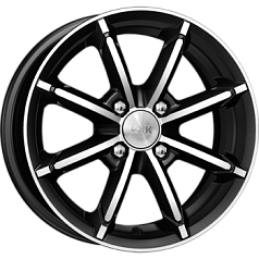 Диск R14 4x98 6J ET30 D58,6 K&K Sportline алмаз черный (КС603)