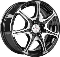 Диск R14 4x114,3 6J ET35 D67,1 X'trike X-110 BK/FP