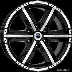 Диск R17 6x114,3 7,5J ET30 D66,1 K&K Окинава(КС635) Алмаз черный