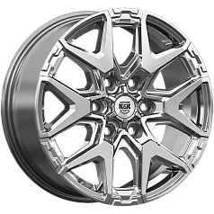 Диск R18 6x139,7 7,5J ET60 D95,1 K&K Гангут (КС1176-10) дарк платинум