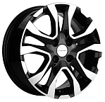 R15 4x100 6J ET36 D58,5 Khomen KHW1503 (Lada Granta) Black-FP