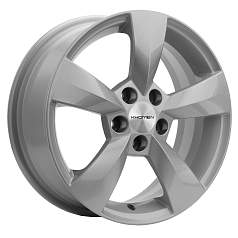 Диск R15 5x100 6J ET43 D57,1 Khomen KHW1504 (Skoda Fabia) F-Silver