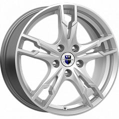 Диск R17 5x100 7J ET46 67,1 K&K Солар (КС875) сильвер SK 