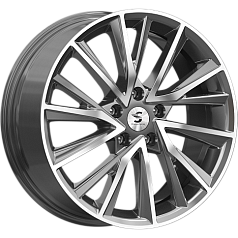 Диск R18 5x112 7,5J ET39 D66,6 Скад Premium Series КР010 (18_Audi A4) Diamond gloss graphite 