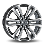 R17 6x139,7 7,5J ET25 D106,2 MAK Safari 6 Gunmetal Mirror Face
