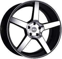 Диск R16 5x112 6,5J ET42 D57,1 X-Race AF-07 BKF