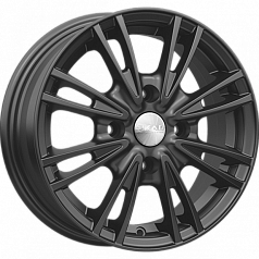 Диск R14 4x100 5,5J ET45 D56,6 Скад Пантера черный бархат 