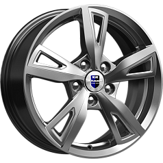 Диск R16 5x108 6,5J ET50 D63,35 Rapid Фишт-оригинал (КС690) Дарк платинум