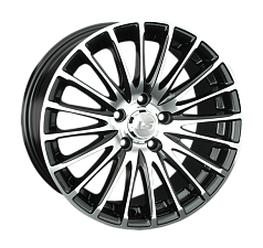 Диск R17 5x114,3 7,5J ET40 D73,1 LS Wheels 565 BKF