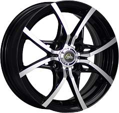 Диск R15 4x100 6J ET50 D60,1 Cross Street Y5314 BKF