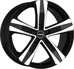 Шины R15 5x118 6,5J ET65 D71,1 MAK Stone 5 Black Mirror 