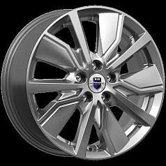 Диск R16 5x100 6,5J ET38 D57,1 K&K Гамбит (КС961) дарк платинум