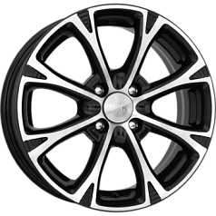 Диск R15 4x108 6J ET23 d65,1 K&K Блюз-оригинал алмаз черный (КС606)