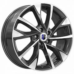 Диск R17 5x114,3 7J ET38 D67,1 К&К Роквуд (КС900-07) алмаз черный