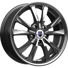 Диск R16 5x114,3 6,5J ET50 D67,1 К&К Спайдер дарк платинум