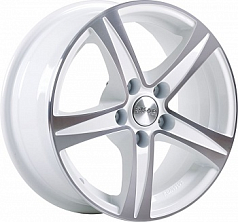 Диск R15 5x112 6,5J ET35 D66,6 Скад Sakura алмаз-белый