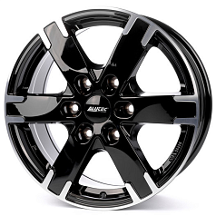 Диск R18 6x114,3 8J ET38 D66,1 Alutec Titan Diamond Black Front Polished 