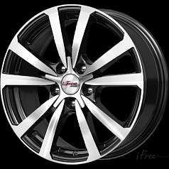 Диск R17 5x114,3 7J ET45 D60,1 iFree Бэнкс (КС645-12) Блэк Джек