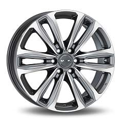 Диск R18 6x114,3 8J ET50 D66,1 MAK Safari 6 Gunmetal Mirror Face