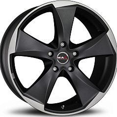 Шины R20 5x120 9,5J ET35 D76 MAK Raptor 5 Ice Superdark 