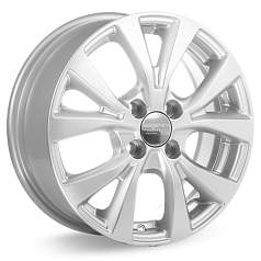 Диск R15 4x100 6J ET48 D54,1 K&K КС685 (15_Solaris FL) сильвер