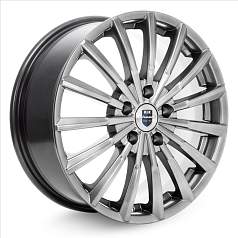 Диск R17 5x112 7J ET48,5 D66,6 Rapid Акцент-оригинал (КС562) Дарк платинум <С>