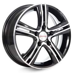 Диск R15 5x108 6J ET46 D56,1 Rapid Борелли-оригинал (КС667) Алмаз черный