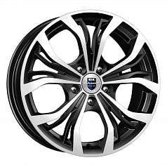 Диск R15 5x100 6J ET38 D57,1 К&К Аламида оригинал (КС701) алмаз черный