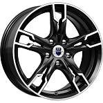 R17 5x112 7J ET40 66,6 K&K Солар (КС875) алмаз черный SK