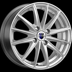 Диск R15 4x100 6J ET40 67,1 К&К Пойнт Бланк Сильвер