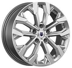 Диск R17 5x112 6,5J ET43 D66,6 K&K Морейн (КС1046) дарк платинум