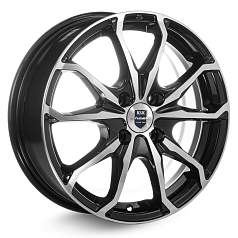 Диск R16 4x100 6J ET50 D67,1 К&К Brent (КС733) Алмаз-черный