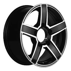 Диск R16 5x139,7 6,5J ET35 D98,5 Khomen KHW1614 (Lada Niva 4x4 Bronto) Black-FP