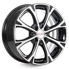 Диск R15 4x98 6J ET35 d58,5 K&K Блюз алмаз черный (КС606)