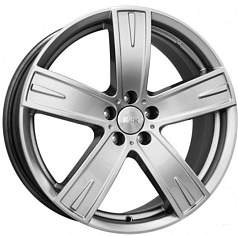 Диск R18 5x100 8J ET45 D56,1 К&К Онегин Black_platinum 